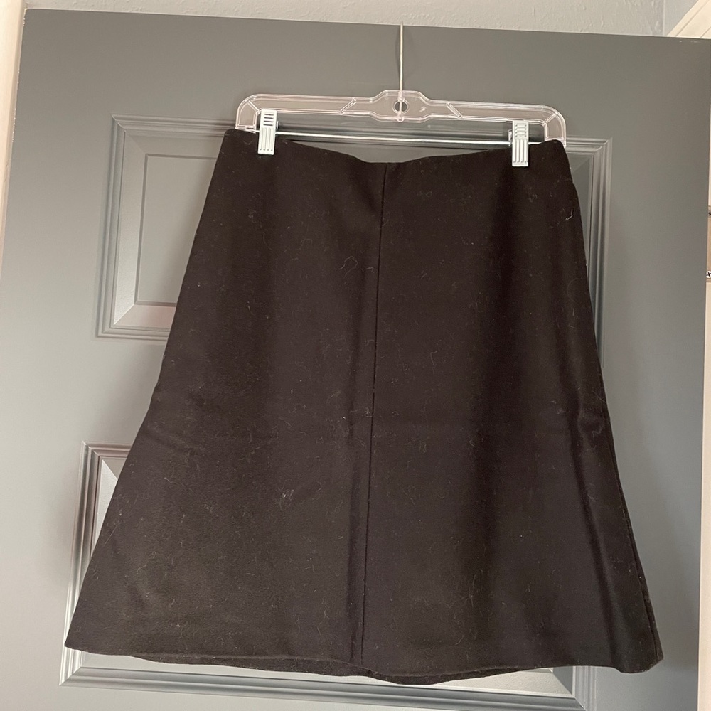 Black Boden Wool Blend A-Lind Skirt, size 6